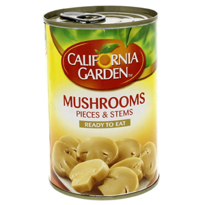 California Garden Mushrooms Cut, 425 g